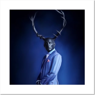 Hannibal Lecter Blue Suit Wendigo Posters and Art